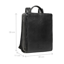 Load image into Gallery viewer, Vendome 02 Black Leather Backpack