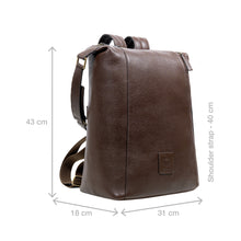 Load image into Gallery viewer, Vendome 03 Brown Leather Backpack