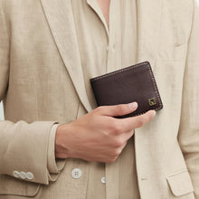 Load image into Gallery viewer, Bonaparte W2 Brown Leather Tri Fold
