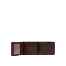 Load image into Gallery viewer, Bonaparte W2 Brown Leather Tri Fold