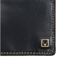 Load image into Gallery viewer, Bonaparte W2 Black Leather Tri Fold