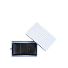 Load image into Gallery viewer, Bonaparte W3 Black Leather Passport Holder
