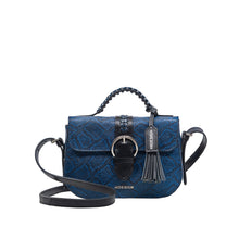 Load image into Gallery viewer, Electra 02 Blue Leather Sling Bag