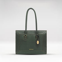 Load image into Gallery viewer, Hydor 02 Green Leather Tote Bag