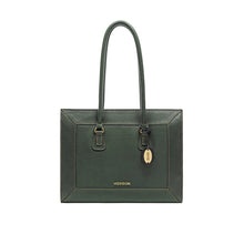 Load image into Gallery viewer, Hydor 02 Green Leather Tote Bag
