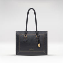 Load image into Gallery viewer, Hydor 02 Black Leather Tote Bag