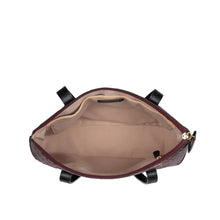 Load image into Gallery viewer, Galaxy 01 Red Leather Tote Bag