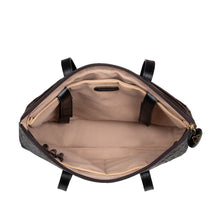 Load image into Gallery viewer, Galaxy 03 Brown Leather Tote Bag