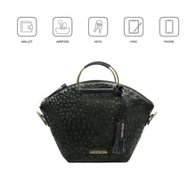 Load image into Gallery viewer, Lunara 01 Green Leather Shoulder Bag
