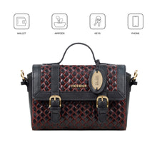 Load image into Gallery viewer, Castor 01 Red Leather Sling Bag