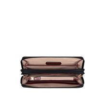 Load image into Gallery viewer, Lunara W1 Red Leather Double Zip Around Wallet