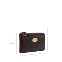 Load image into Gallery viewer, Lunara W2 Brown Leather Sling Wallet