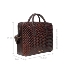 Load image into Gallery viewer, Castor 02 Tan Leather Briefcase