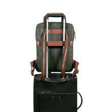 Load image into Gallery viewer, Hydor 03 Green Leather Backpack