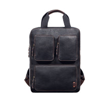 Load image into Gallery viewer, Hydor 03 Black Leather Backpack