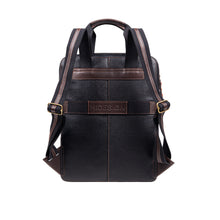 Load image into Gallery viewer, Hydor 03 Black Leather Backpack