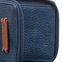 Load image into Gallery viewer, Hydor W1 Blue Leather Bi Fold Wallet