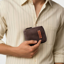 Load image into Gallery viewer, Hydor W1 Brown Leather Bi Fold Wallet