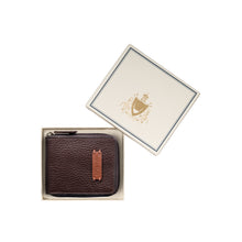 Load image into Gallery viewer, Hydor W1 Brown Leather Bi Fold Wallet