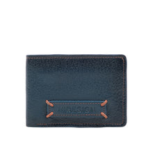 Load image into Gallery viewer, Hydor W2 Blue Leather Bi Fold Wallet