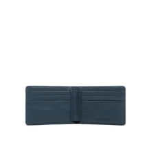 Load image into Gallery viewer, Hydor W2 Blue Leather Bi Fold Wallet