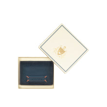 Load image into Gallery viewer, Hydor W2 Blue Leather Bi Fold Wallet