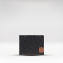 Load image into Gallery viewer, Hydor W3 Black Leather Bi Fold Wallet