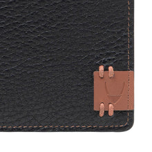 Load image into Gallery viewer, Hydor W3 Black Leather Bi Fold Wallet