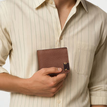 Load image into Gallery viewer, Hydor W3 Tan Leather Bi Fold Wallet