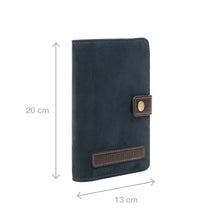 Load image into Gallery viewer, Governor Blue Leather Folio
