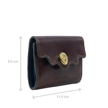 Load image into Gallery viewer, Comtesse W1 Purple Leather Tri-Fold Wallet
