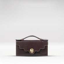 Load image into Gallery viewer, Comtesse W2 Purple Leather Tri-Fold Wallet