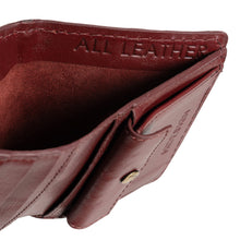 Load image into Gallery viewer, Baron W1 Red Leather Bi-Fold Wallet