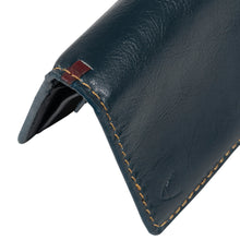 Load image into Gallery viewer, Baron W1 Blue Leather Bi-Fold Wallet