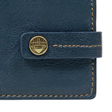 Load image into Gallery viewer, Baron W2 Blue Leather Bi-Fold Wallet