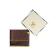 Load image into Gallery viewer, Viscounti W1 Tan Leather Tri-Fold Wallet