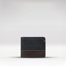Load image into Gallery viewer, Viscounti W1 Black Leather Tri-Fold Wallet