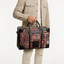 Load image into Gallery viewer, Bosphorus 01 Red Leather Duffle Bag