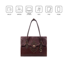 Load image into Gallery viewer, Comtesse 02 Red Leather Tote Bag
