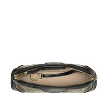 Load image into Gallery viewer, Marquise 01 Blue Leather Shoulder Bag