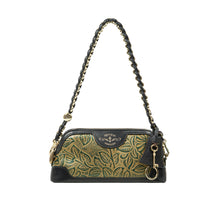 Load image into Gallery viewer, Marquise 01 Blue Leather Shoulder Bag