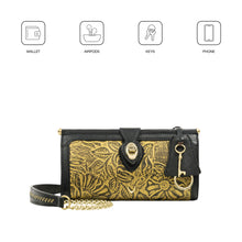 Load image into Gallery viewer, Marquise 05 Gold Leather Sling Bag