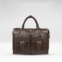 Load image into Gallery viewer, Baron 01 Brown Leather Briefcase