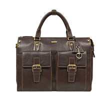 Load image into Gallery viewer, Baron 01 Brown Leather Briefcase