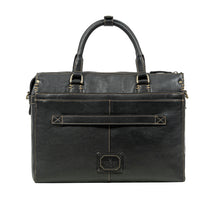 Load image into Gallery viewer, Baron 01 Black Leather Briefcase