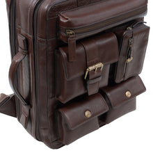 Load image into Gallery viewer, Baron 02 Brown Leather Backpack