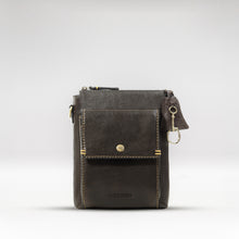 Load image into Gallery viewer, Viscounti 01 Olive Leather Crossbody