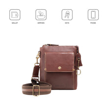 Load image into Gallery viewer, Viscounti 01 Tan Leather Crossbody