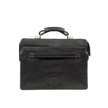 Load image into Gallery viewer, Viscounti 02 Black Leather Briefcase