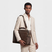Load image into Gallery viewer, Viscounti 02 Brown Leather Briefcase